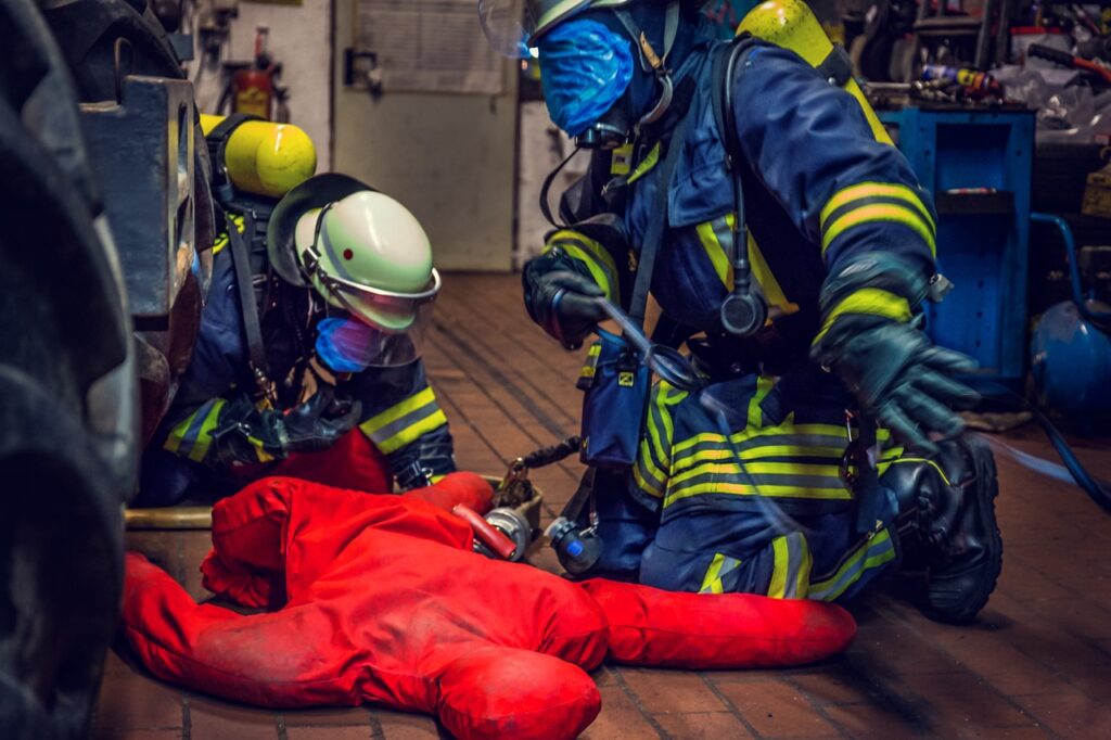 Psychological effects of wearing hazmat and breathing equipment
